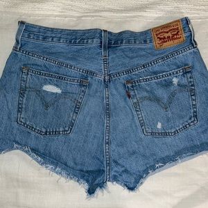 Levi Strauss women’s 501 cutoff shorts